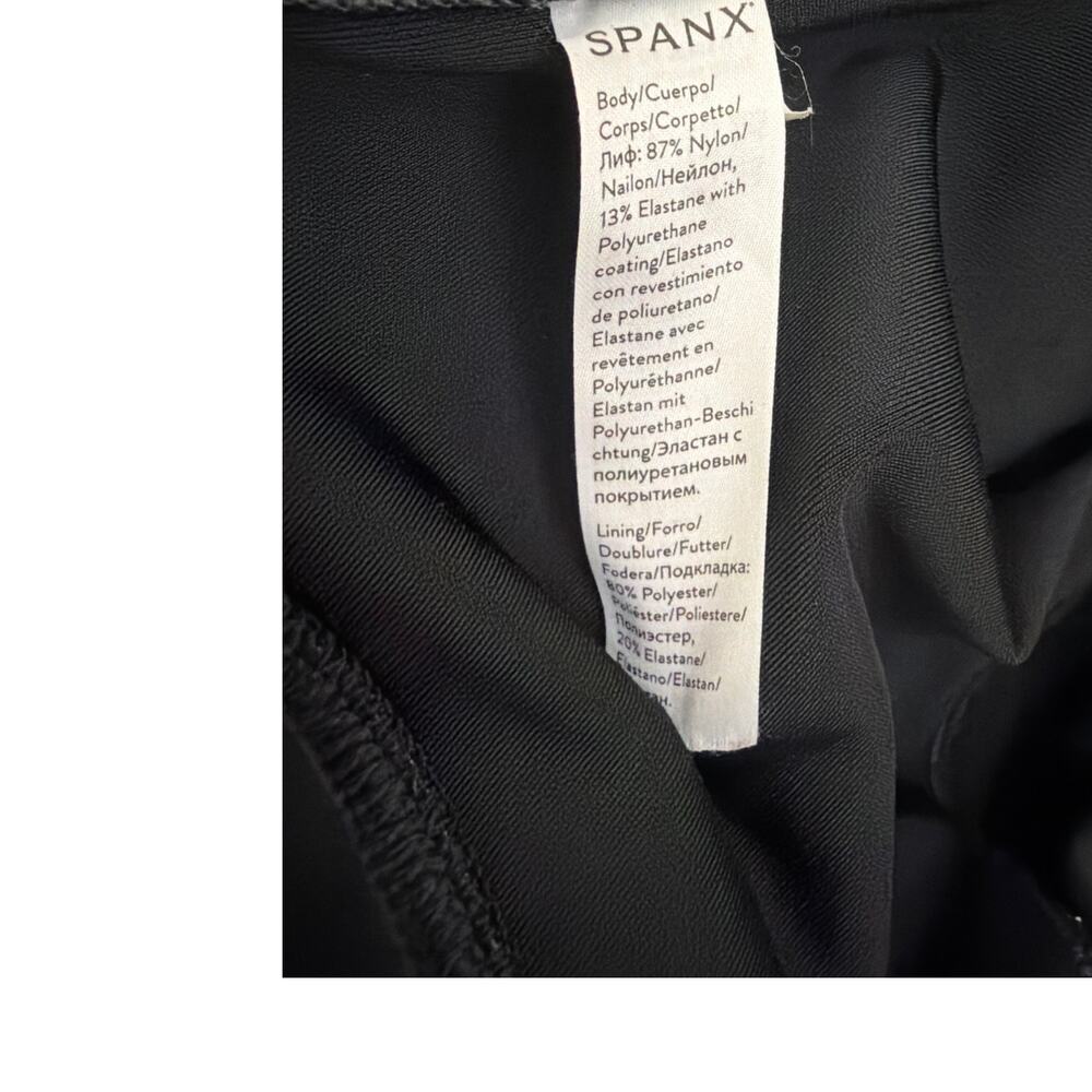 Spanx Ready to Wow Black Faux Leather Shaping Leggings Size Small - Picture 5 of 5